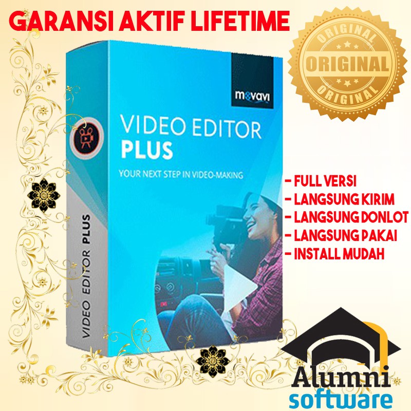 [FULL VERSION] Movavi Video Editor Plus 20 Software - GARANSI AKTIVASI