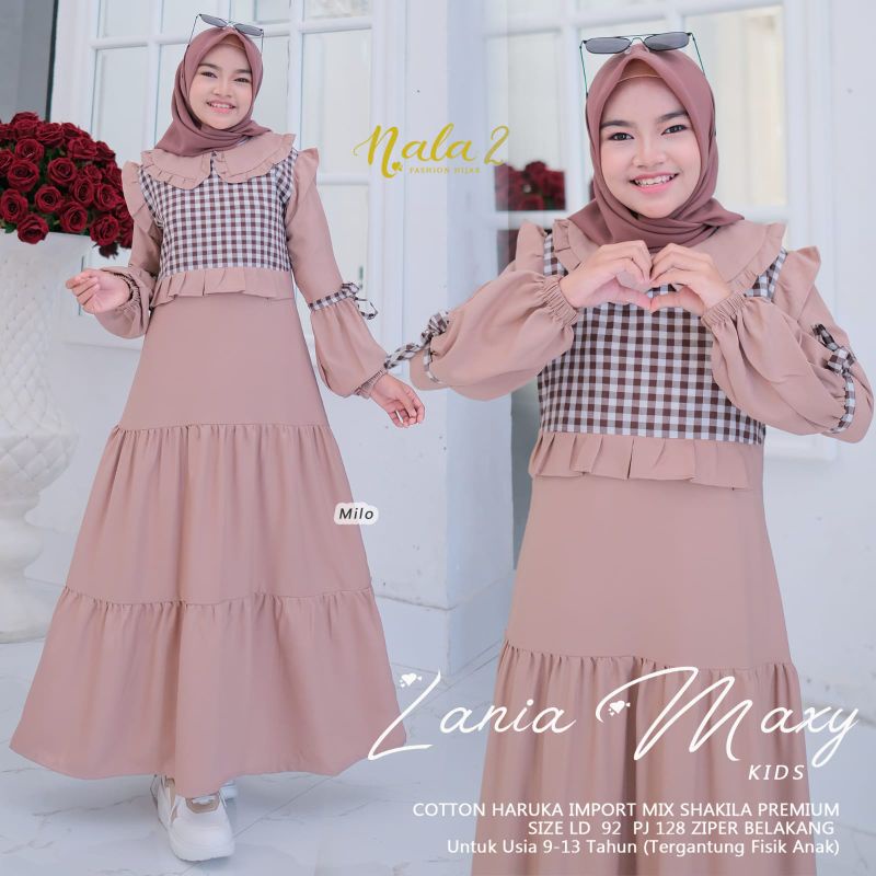 Kania Maxy Dress Kids By Ory Nala 2 fashion hijab