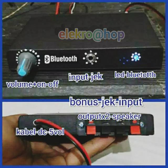 (bisa COD)amplifier rakitan  mini 5vol+Bluetooth.bisa juga pake jek input 3.5