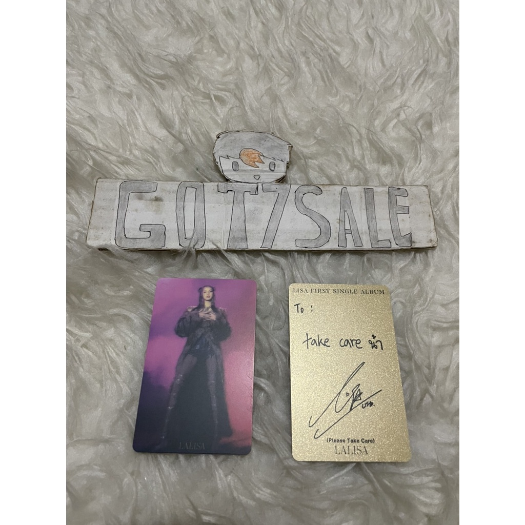 LALISA - Lisa Solo Album Apple wood BENEFIT  Event Photocard OFFICIAL