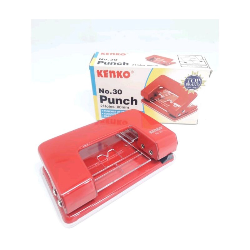 Jual Punch kenko 2 holes 80mm no.30 / pembolong kertas kenko Shopee Indonesia