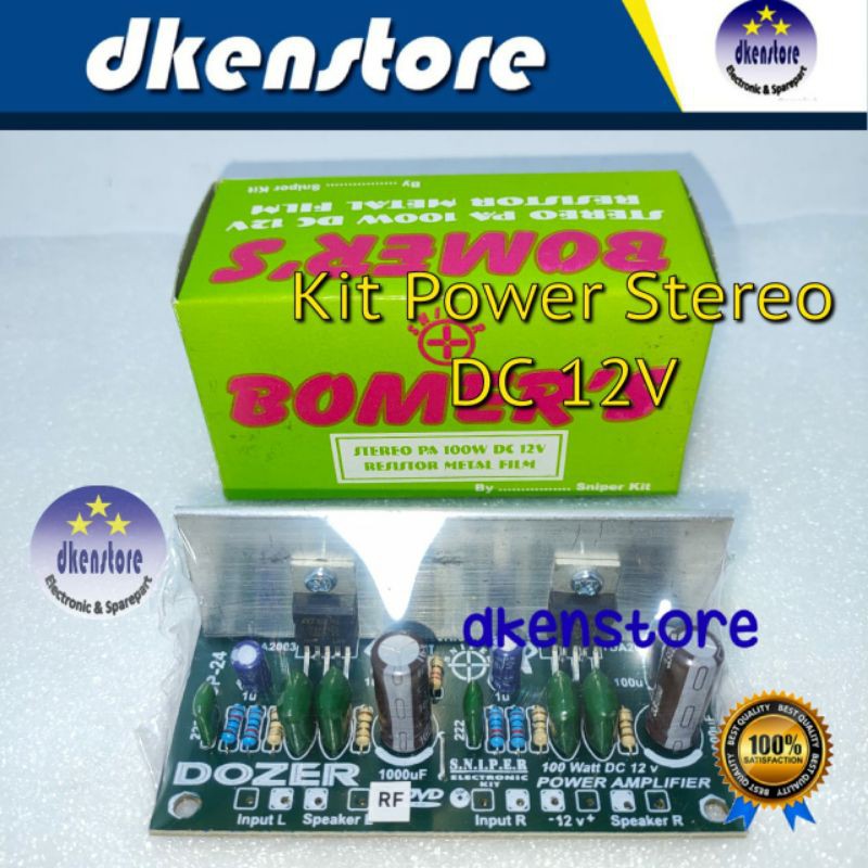 Kit Power DC 12V Stereo TDA2003 12 volt