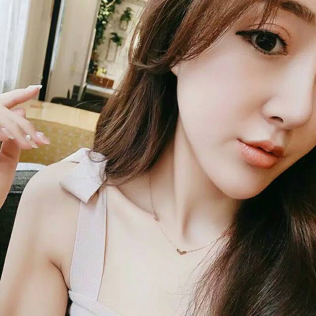 GG Kalung Titanium Premium Aksen Love Heart  #KL-135