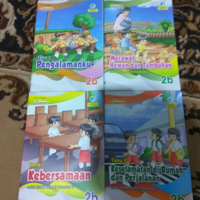 Buku Sekolah - Lks Tematik Zamrud Sd Kelas 2 Tema 5 6 7 8 Kurtilas