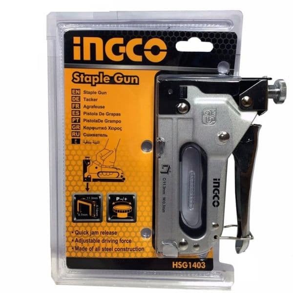 

STAPLES TEMBAK STAPLE GUN MERK INGCO TYPE HSG1403 KODE MM0097 Berkualitas