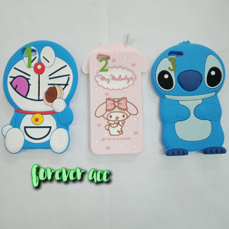CASE 3D OPPO A39 A57 KARAKTER BONEKA SOFTCASE SILIKON