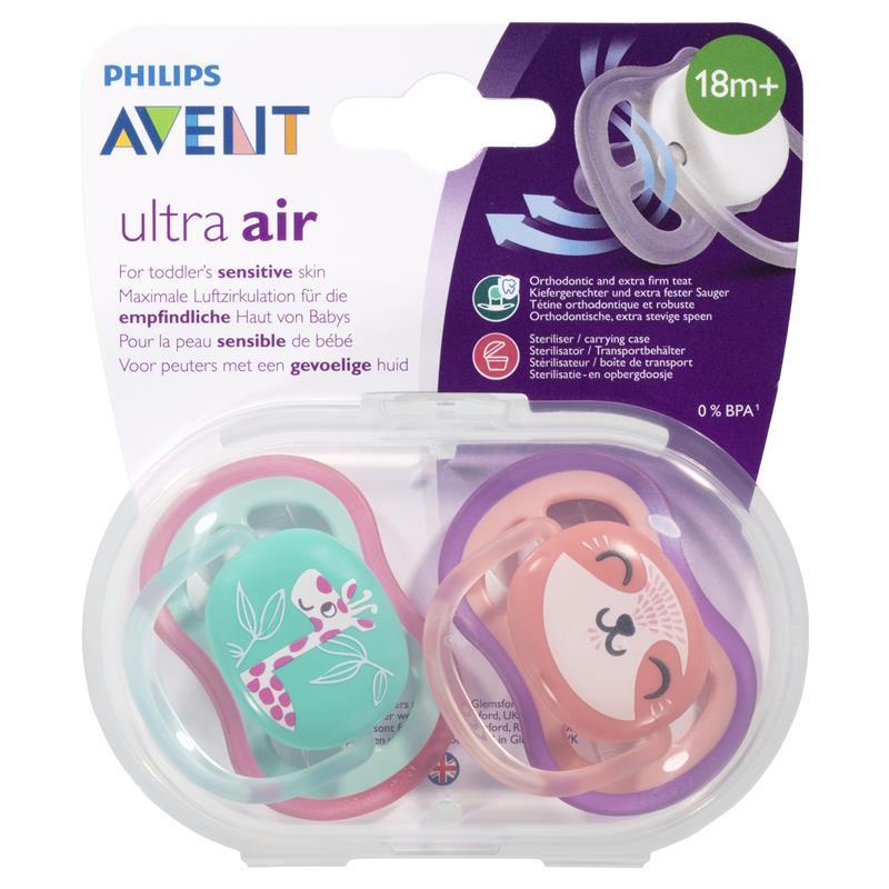 Philips Avent Empeng Bayi 0-6 m / 6-18 m Ultra Air Pacifier | Soft | Soothie Soother Pacifier