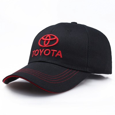 Topi Desain Logo Toyota Bahan Katun Untuk Balap Motor