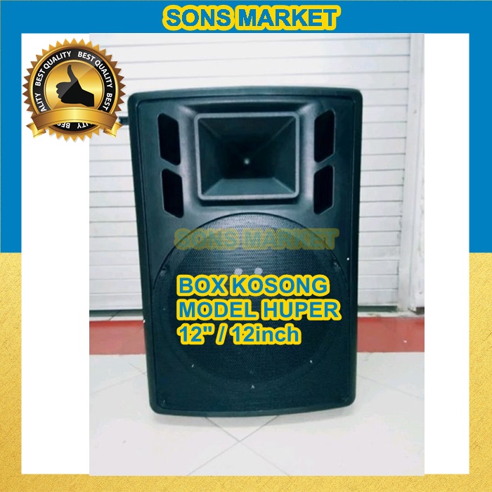 BOX SPEAKER 12 inch 12inch model HUPER FIBER Import box kosong