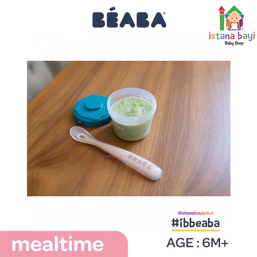 Beaba Set 4 Ergo Spoon - Sendok Makan Bayi Isi 4