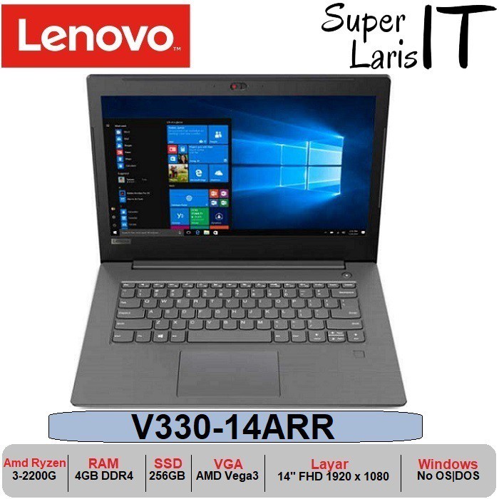 Laptop Lenovo V330 14ARR Amd Ryzen 3 2200G|4GB|256GB|Vega3|14inch|Tas