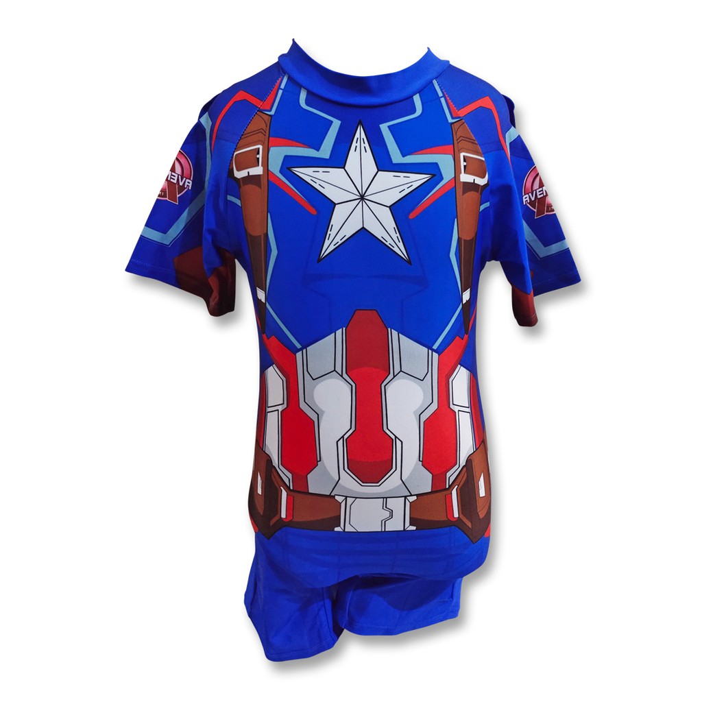 Baju Renang Anak Captain America / Captain America Swimsuit