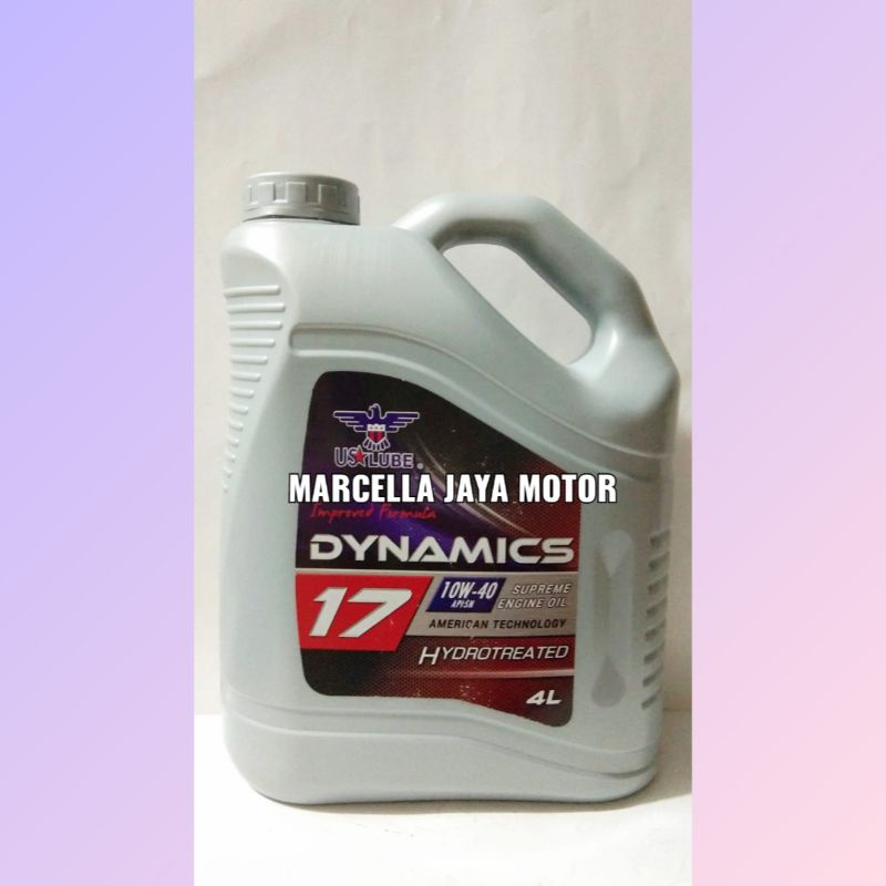 OLI MOBIL MURAH US LUBE USALUBE DYNAMIC 17 10W-40 4LITER