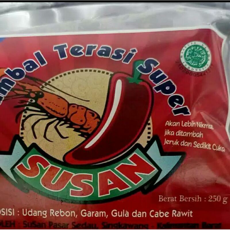 

terasi Susan khas Singkawang