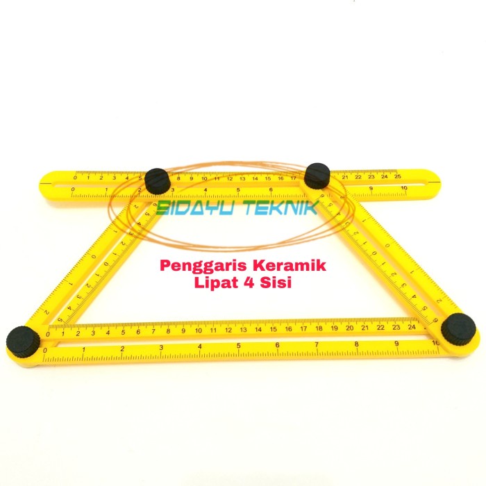 

Mantap Penggaris Keramik Lipat 4 Sisi Limited