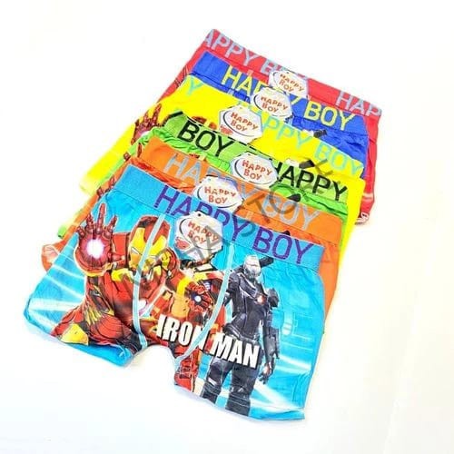 4 Pcs Celana Dalam Anak Happy Boy SNI - Celana Boxer Anak Motif Super Hero