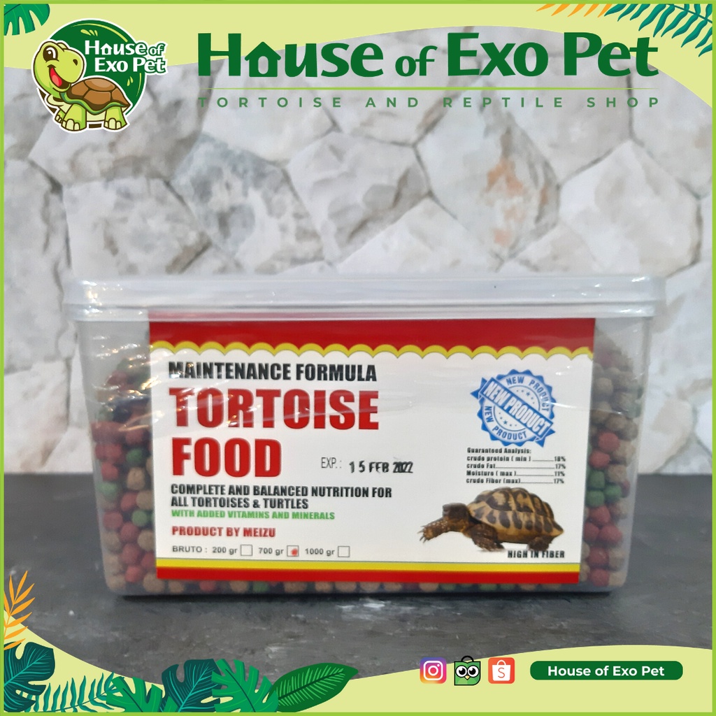 PELET KURA DARAT MEIZU 700 GRAM PELET PARDALIS HERMANI SULCATA