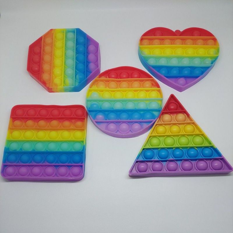 Pop it raibow harga/pcs