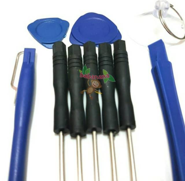 11pcs smartphone reparation tool kit alat service reparasi android