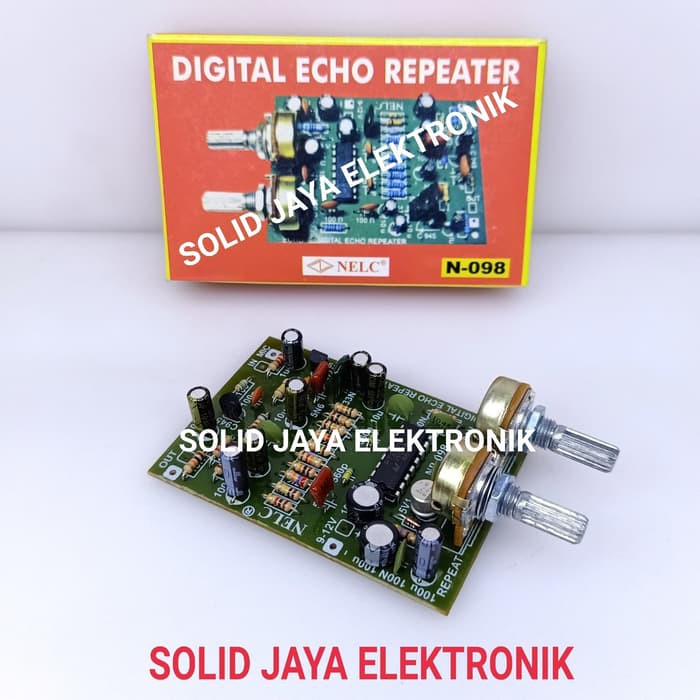 KIT DIGITAL ECHO REPEATER NELC N-098 RANGKAIAN KIT ECHO DIGITAL KIT ECHO DIGITAL 2 POTENSIO NELC