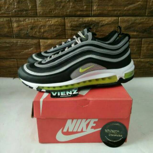 Nike AIR MAX 97 Black Volt PREMIUM HIGH QUALITY