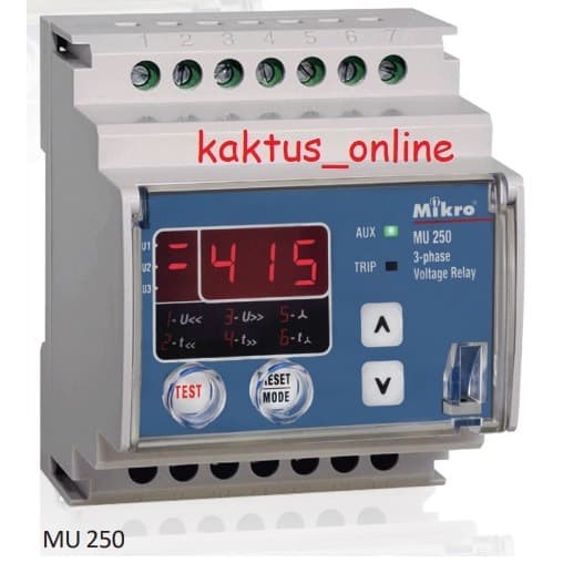 MIKRO VOLTAGE RELAY MU250 ASLI MU 250 VOLTAGE RELAY l NEW21