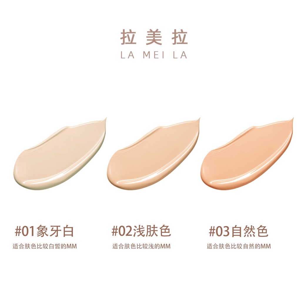 Lameila Light Concealer Foundation Cair Tahan Lama DJ 3069