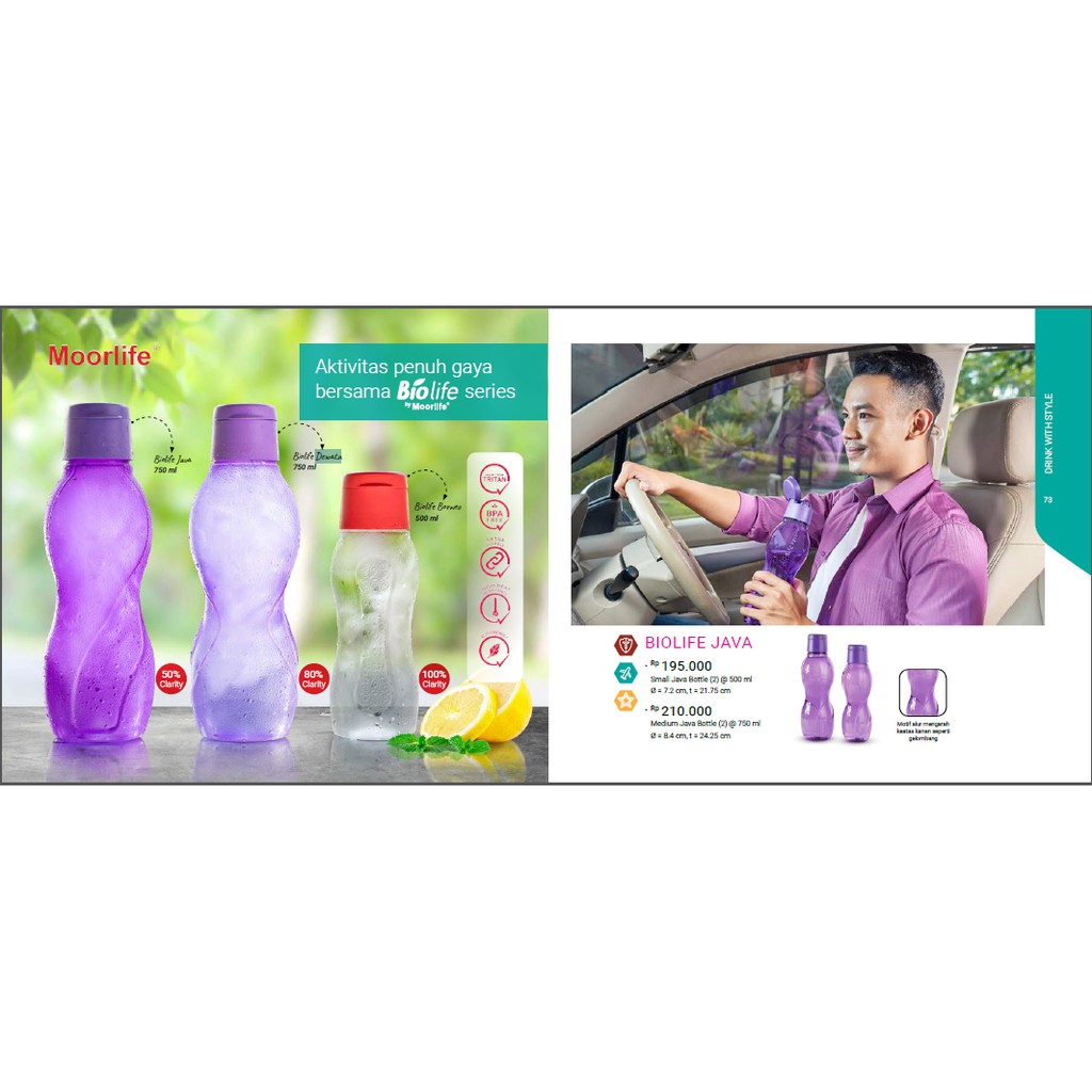 Moorlife Biolife Java / Botol Minum