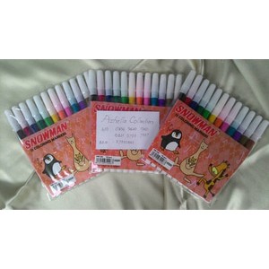 

Spidol Snowman 12 Warna | 12 Coloring Markers | Murah