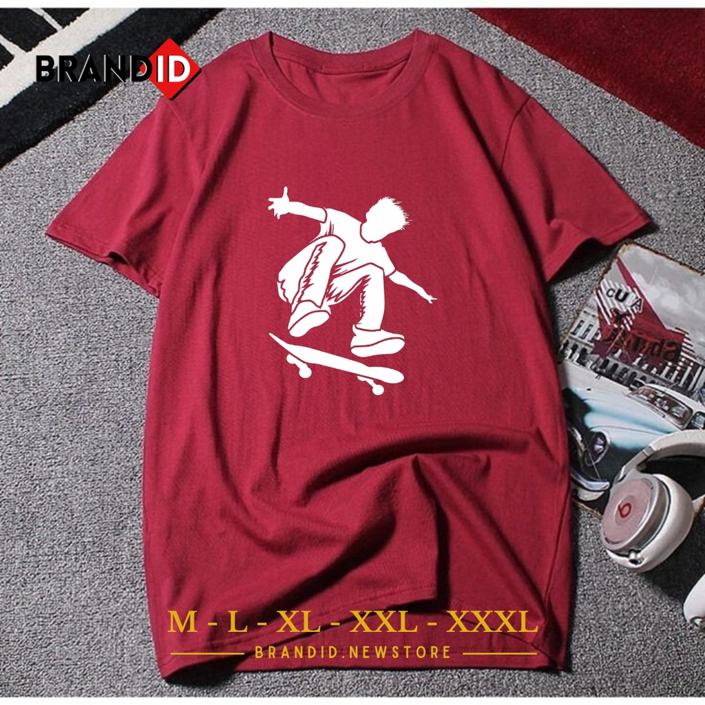 ID212 T Shirt Distro Pria Dewasa Motif Sport Baju Kaos Skaters Cowok Keren Original Quality Atasan O
