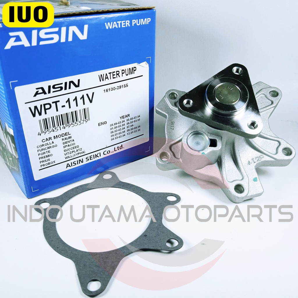 Water Pump Vios 1.5 Yaris1.5 AISIN WPT 111V -ORIGINAL