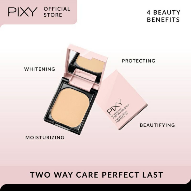 PIXY TWO WAY CAKE PERFECT LAST | TEMPAT KACA | REFFIL ~ ORIGINAL 100%