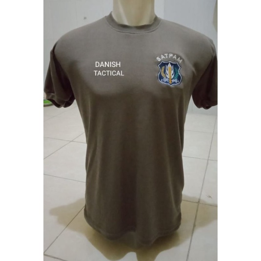 KAOS PENDEK SATPAM TERBARU BORDIR