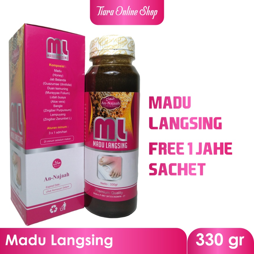 Madu Langsing | Madu Untuk Diet | Melangsingkan Badan | Madu Cepat Lansing | Madu Murni | Pelangsing Alami 330 gram | Pelansing Alami Tanpa Efek Samping