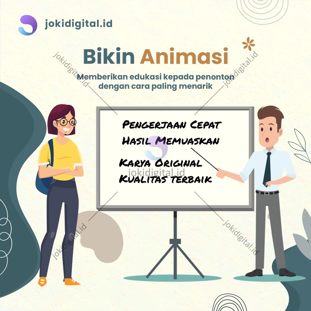 Jual Explainer Video Animasi Kartun 2d Video Presentasi Pembelajaran Interaktif Powtoon 