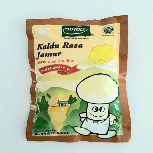 

KALDU JAMUR TOTOLE 80 GRAM PENYEDAP RASA SEHAT VEGAN NON MSG MAKANAN DIET VEGETARIAN SEHAT MURAH