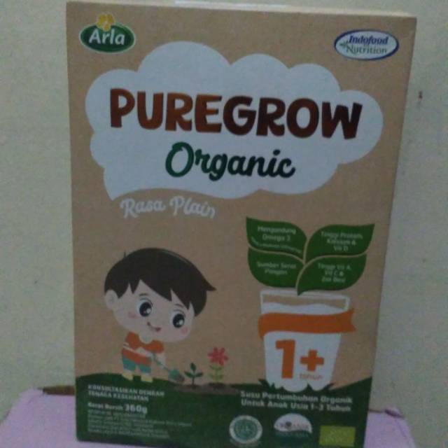 susu puregrow organik