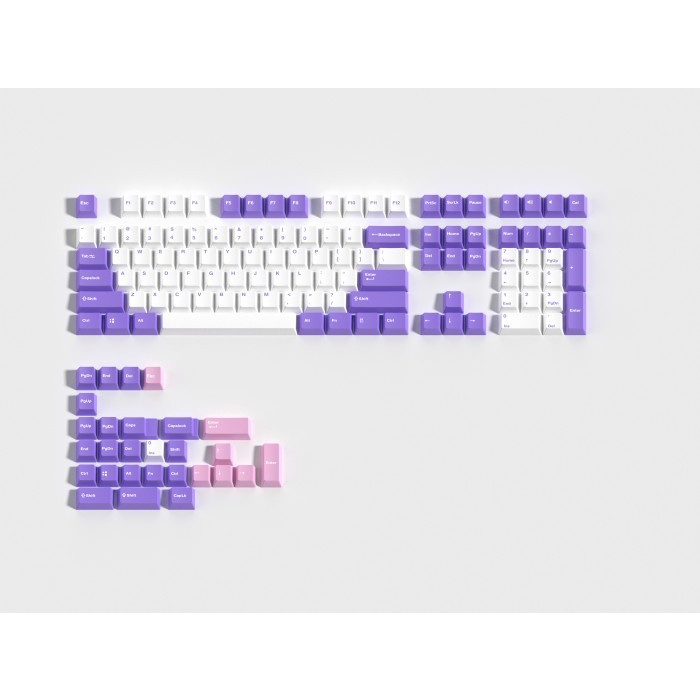 KEYCAPS PBT PLUM DOUBLE SHOT OEM PROFILE MECHANICAL KEYBOARD