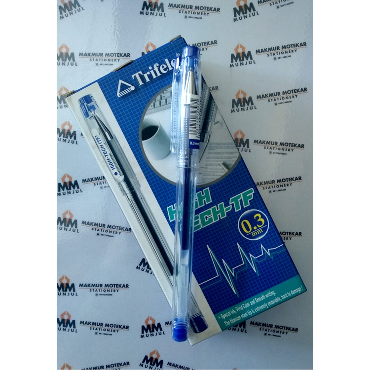 

GEL PEN HIGH TECH TF TRIFELO BIRU