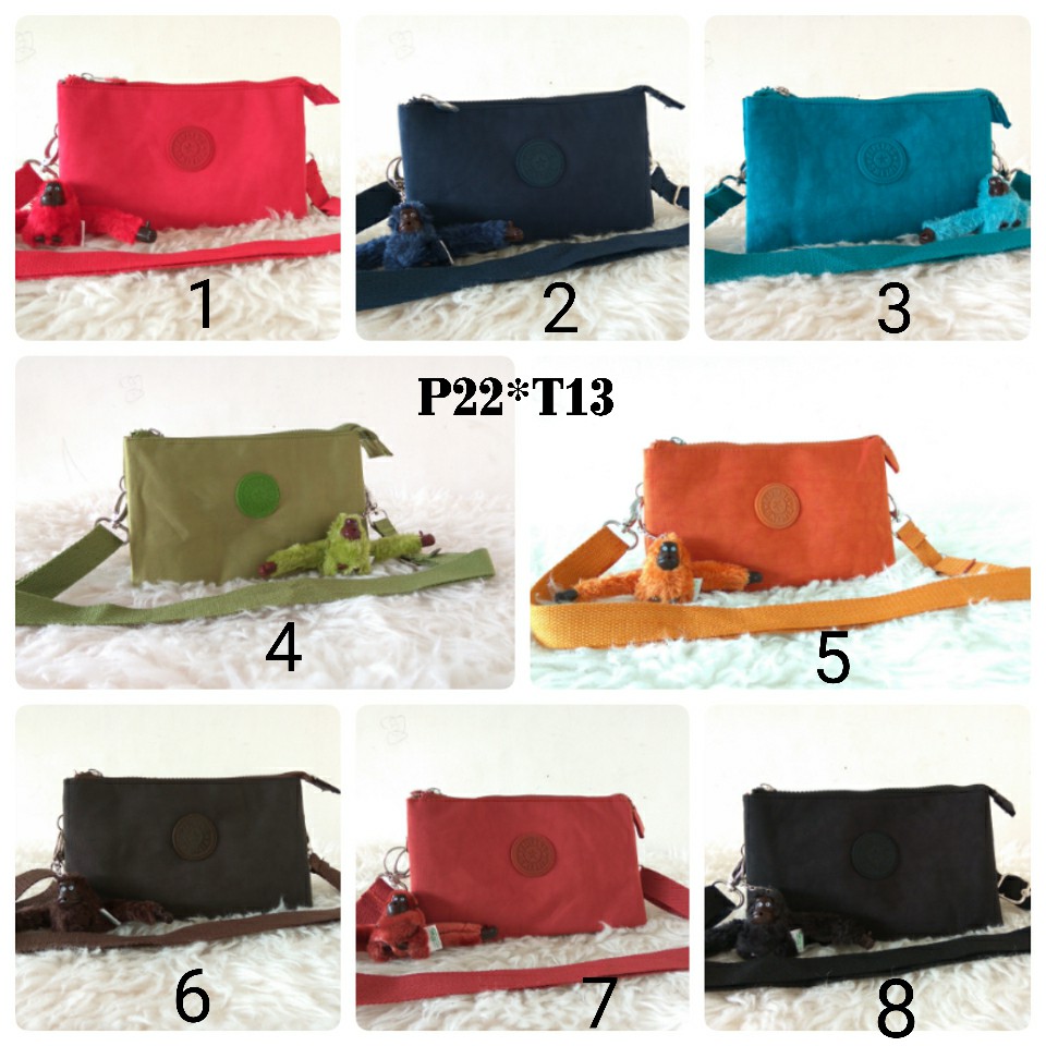 TAS KIPLING SELEMPANG MINI 3RUANG/POUCH KIPLING SELEMPANG