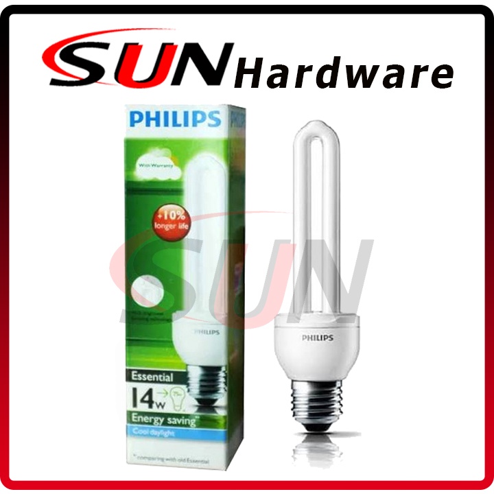 Lampu Philips Essential 14 Watt Putih Cdl Cool Day Light E27