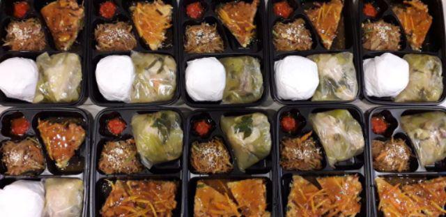 Box Bento (khusus Orderan Min 400pcs Via Gosend Grab) Mika Bento 4 Sekat Kotak Makan Tempat Makanan