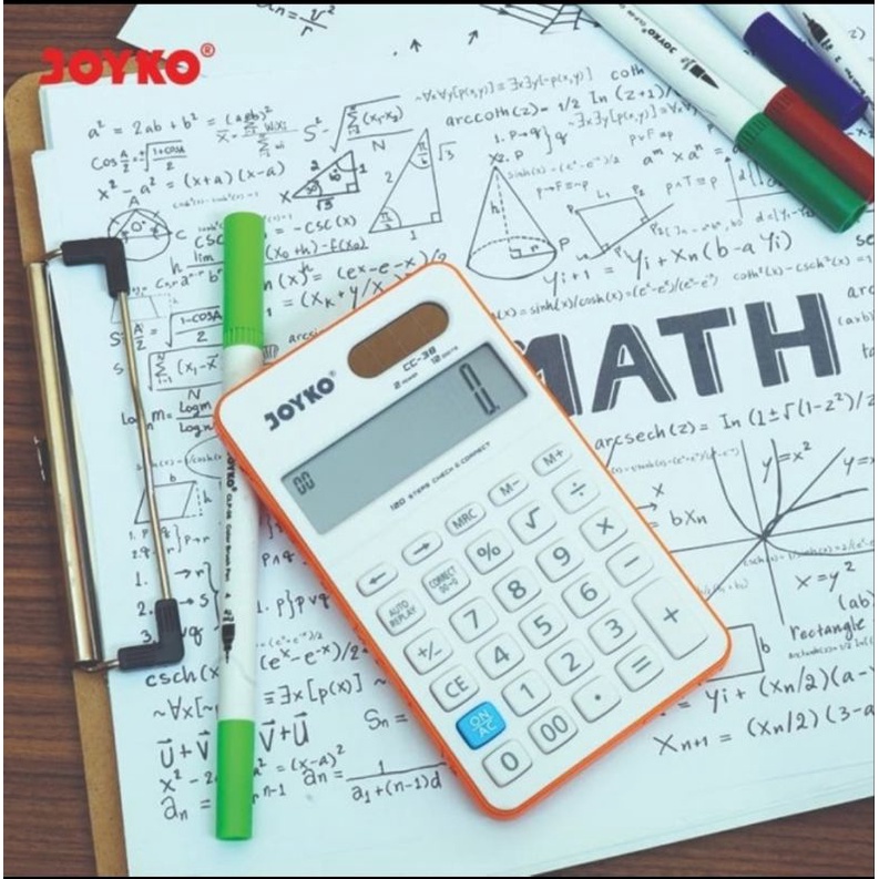 Kalkulator JOYKO CC 38 - Calculator Check Correct Bisa Cek Ulang CC38