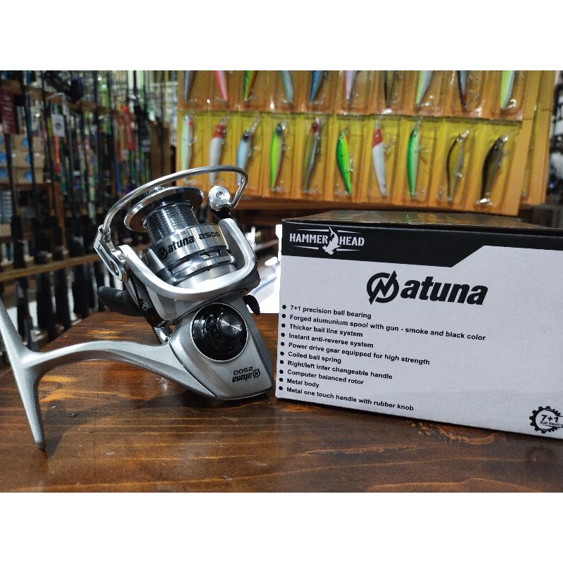 reel spining hammer head natuna 2500