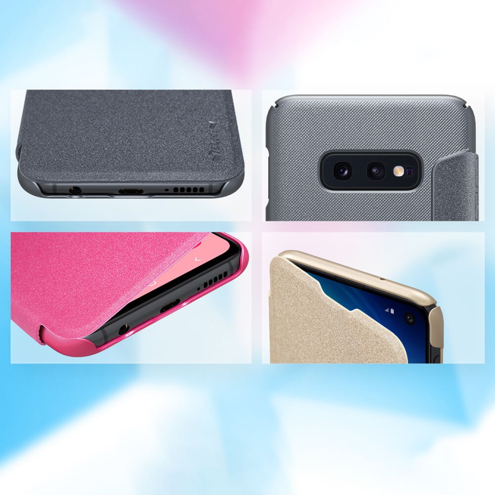 Nillkin Sparkle Series New Leather case for Samsung Galaxy S10e