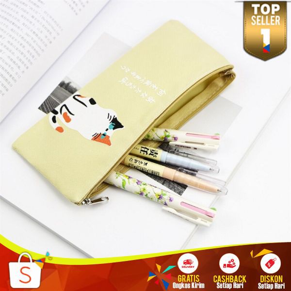 

Tempat Alat Tulis AT 11 Kotak Pensil Japanese Hello Cat Terbaru Lucu Anak Cewek Menarik Serbaguna