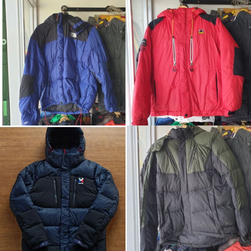 Borongan jaket bulu angsa