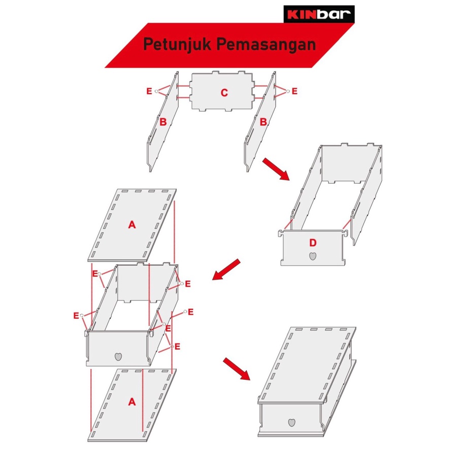 K1004 Storage Box Container Box Mdf Dengan Tutup Kotak Sepatu Sandal