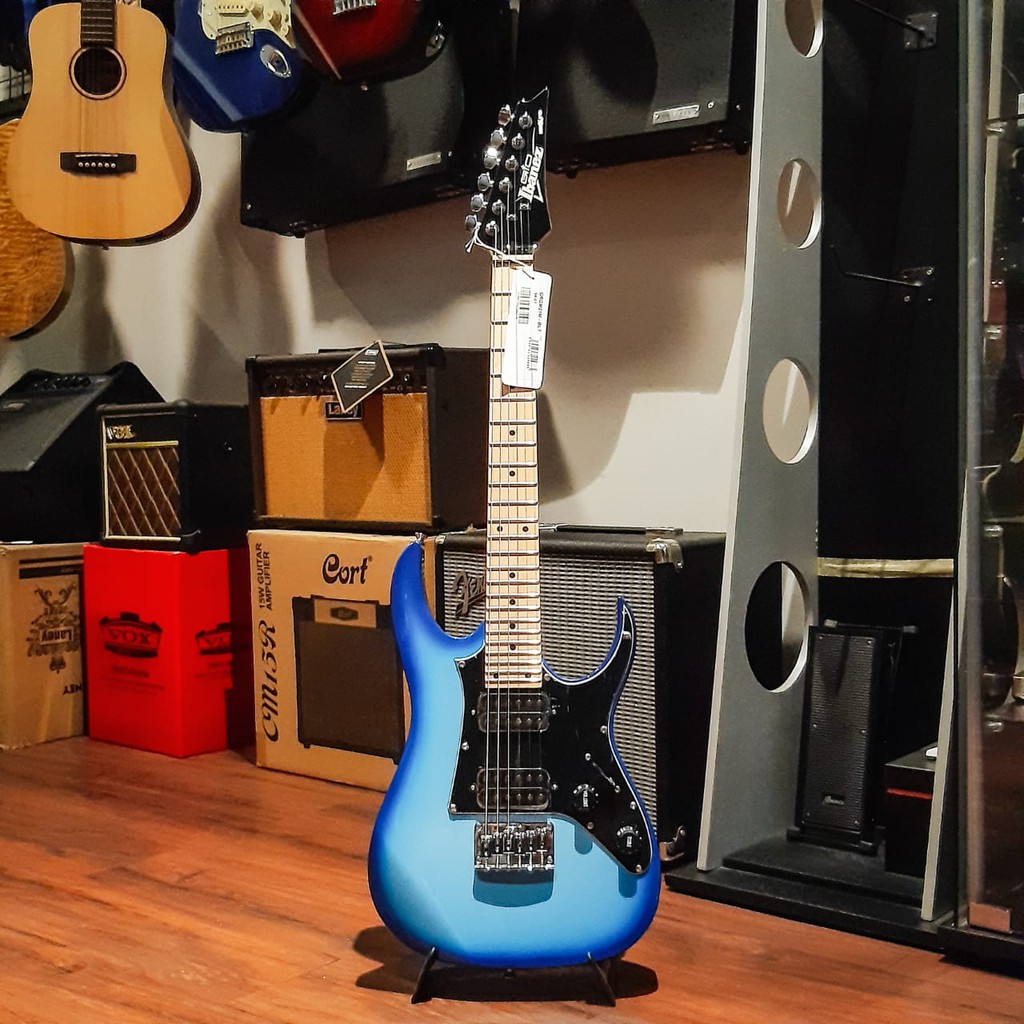 IBANEZ GRGM21M BLT Mikro Blue Burst Electric Guitar