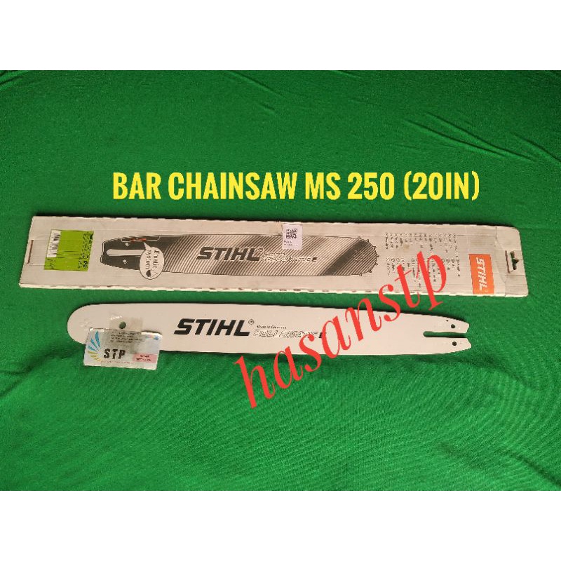 bar chainsaw ms 250 stihl 20in